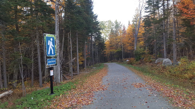 Départ des sentiers- Parc National du Mont Mégantic - Secteur Franceville