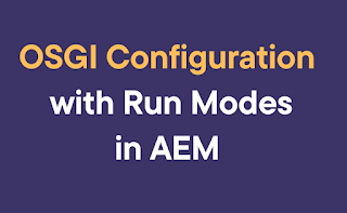AEM OSGI Configuration with Run Modes