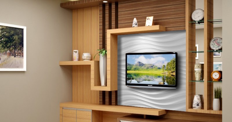 26 Tempat  Tv  Dinding Minimalis  Modern Baru 