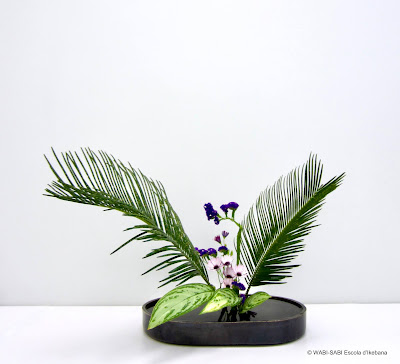 Ikebana-moribana-freestyle-wabisabi-escoladikebana