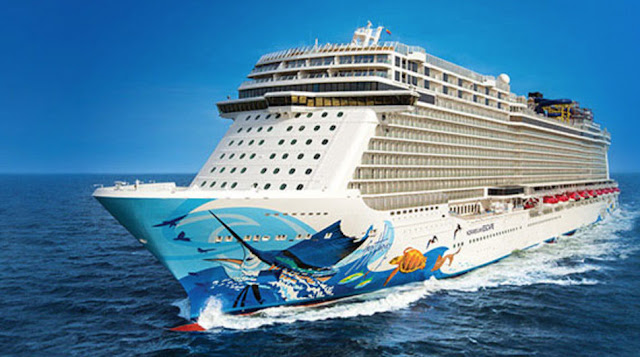 Norwegian Cruise Line's Norwegian Escape Heading From Manila to Singapore.