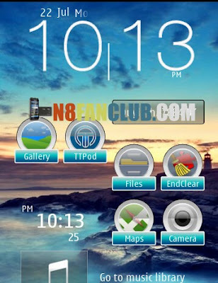 Ocean v2 HD Theme for Nokia N8 & Belle smartphones - Signed Theme Download