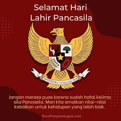 Kartu Ucapan Hari Lahir Pancasila 1 Juni