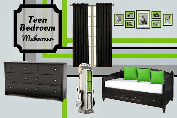 Bedroom Design: Teen Boys #Xbox Inspired Room Makeover | Fluster ...