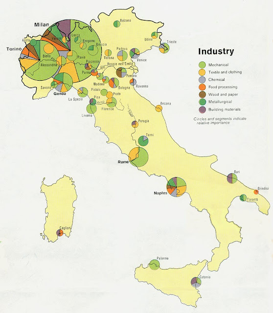 Industriale Italiano Mappa