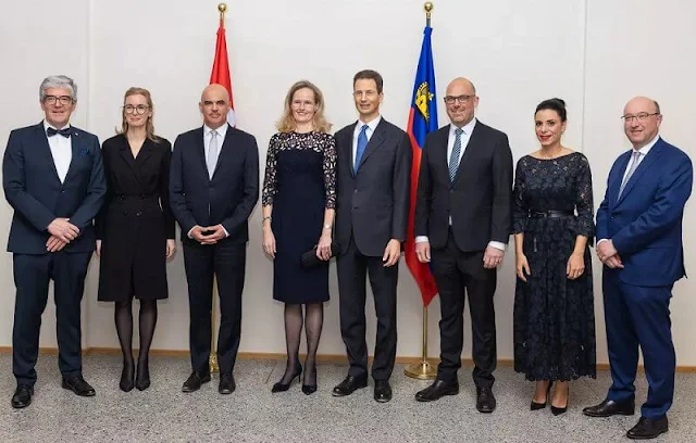 Hereditary Prince Alois and Hereditary Princess Sophie of Liechtenstein attended an anniversary gala