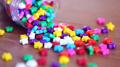 Free Stars, Colorful Candy, Sweets Wallpaper