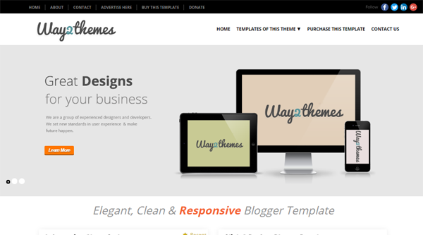 Mini-t Blogger Template