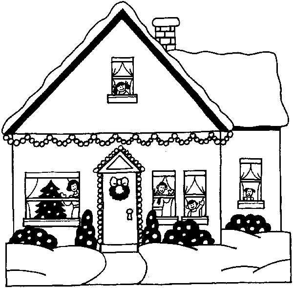 home pictures for colouring