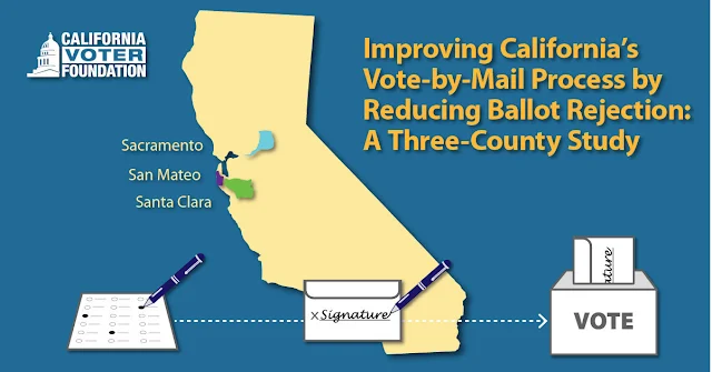 Improving California's Vote-by-Mail Process: A Three-County Study, published by the California Voter Foundation, September 2020