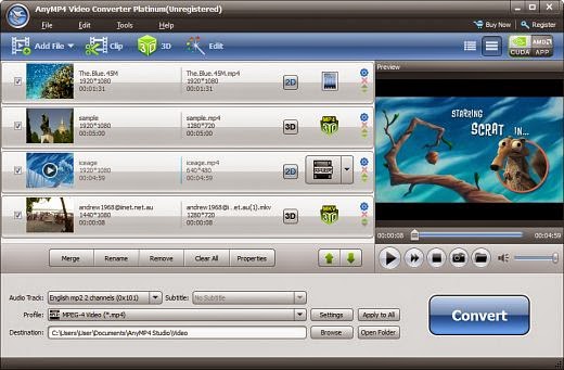 AnyMP4 Video Converter Platinum v6.1.12 Cracked