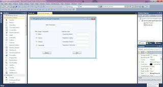 Form Konversi Derajat Temperatur VB 2010