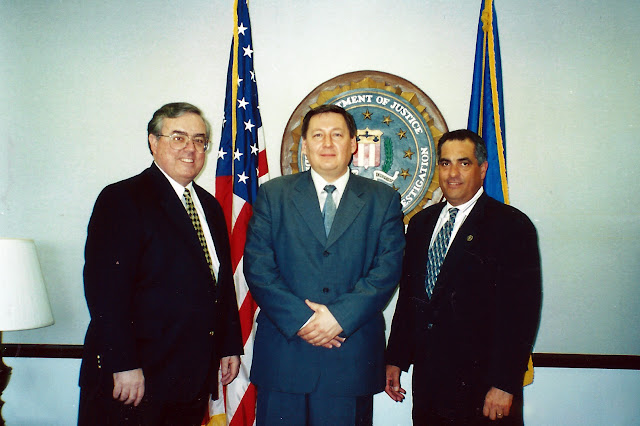 Tom Parker, Anatoly Petukhov, and the Head of the FBI Office in Los Angeles