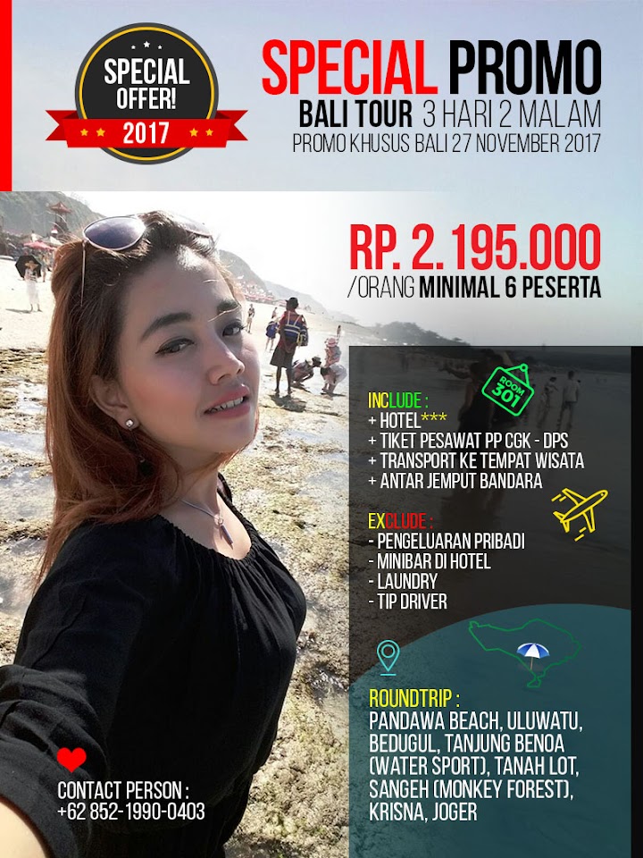 Spesial Promo Paket Tour ke Bali