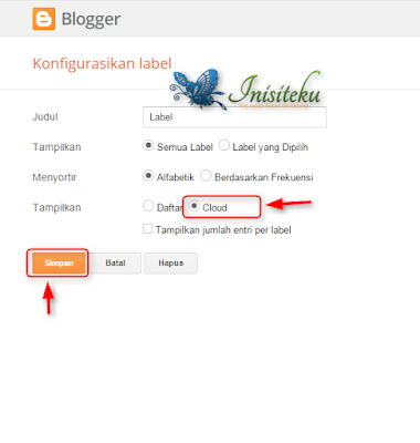 membuat label cloud berwarna di blogger