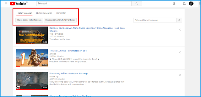 Cara Mengetahui Riwayat Tontonan di Youtube