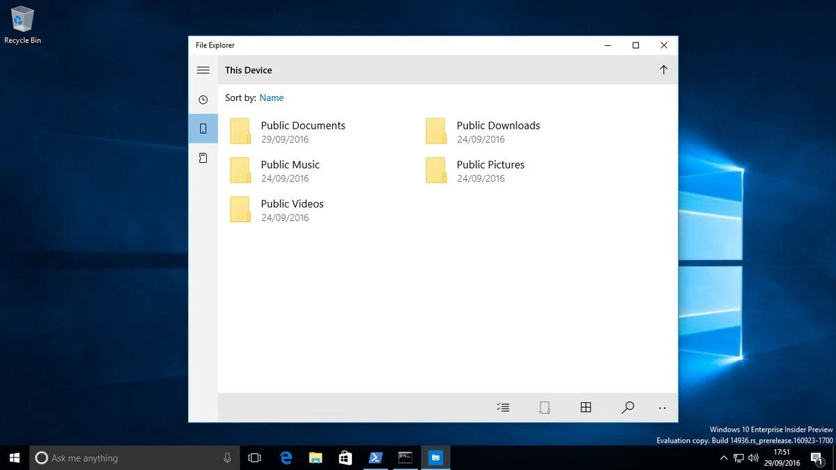 Ecco le prime schermate di Esplora File App UWP in Windows 10 2 HTNovo