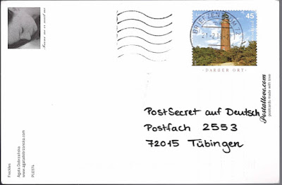 PostSecret auf Deutsch, Postfach 2553, 72015 Tübingen, Germany