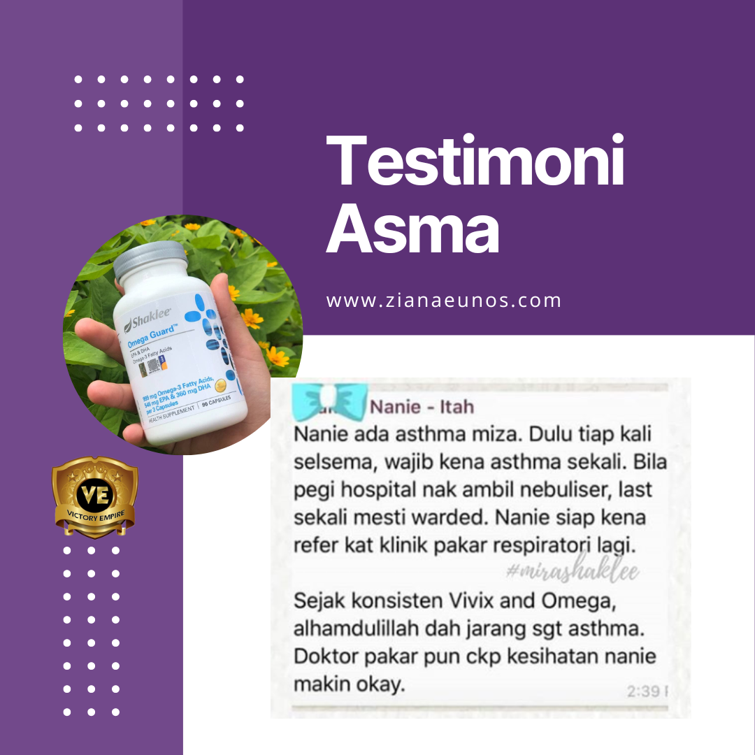 Testimoni Set Asma Shaklee