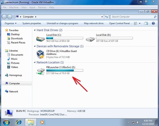 Share Folder Dari Windows ke VirtualBox