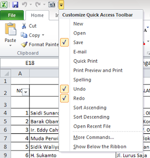 MENGAKTIFKAN FUNGSI TOOLS PENTING PADA MICROSOFT EXCEL 2010