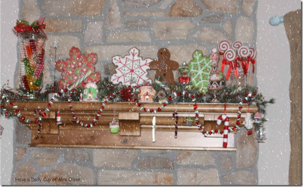 snowfall mantel