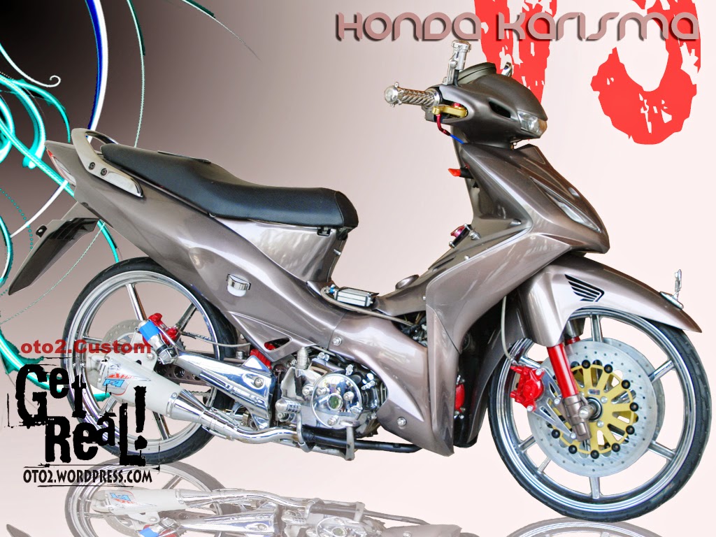Foto Modifikasi Honda Kharisma Monoshock Terbaru Modifikasi Motor