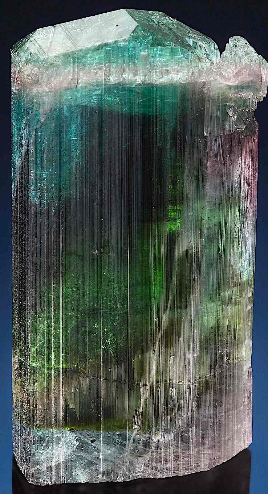 a detailed color photograph of elbaite