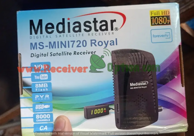 MEDIASTAR MS-MINI 720 ROYAL HD RECEIVER NEW SOFTWARE BLACK MENU V2.94 17 NOVEMBER 2022