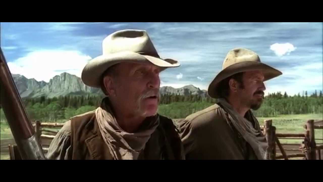 OPEN RANGE - Robert Duvall & Kevin Costner on location in Canada - Directed  by Kevin Costner - Warner Bros.