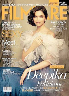 Deepika Padukone FIlmfare Magazine April May 2009 Pics