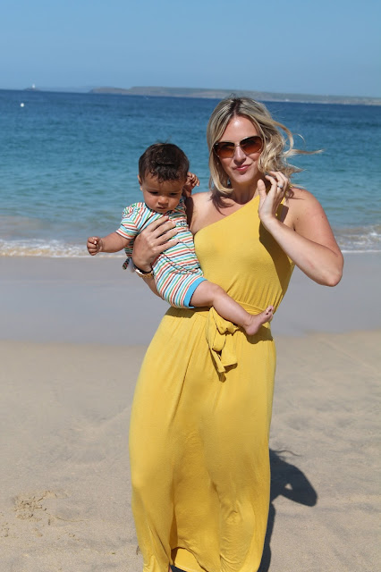 yellow maxi dress