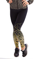 Printed Gold and Yellow Leggings