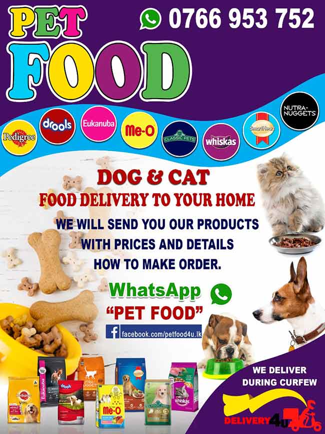 Pet food delivery to your home.