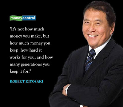 It's not how much money you make, but how much money you keep, how hard it works for you, and how many generations you keep it for - Robert Kiyosaki Quotes - 04.10.2023