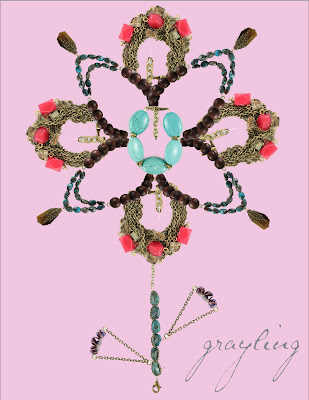grayling jewelry, mother's day flowers, spring jewelry