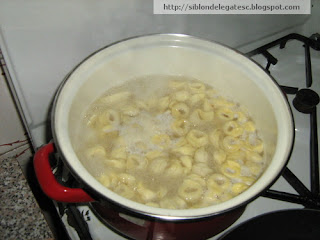 tortellini cu sunca