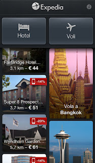 L'app Expedia Hotels & Flights si aggiorna alla vers 3.1 