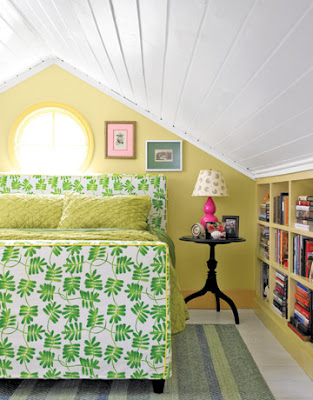 Attic Bedroom Ideas on Contented Me  Design Inspiration  Attic Bedroom
