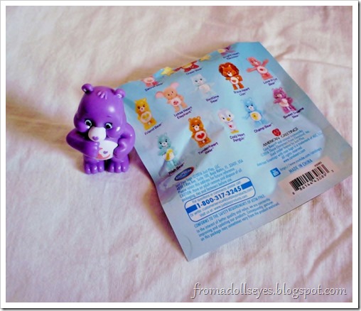 Care Bears blind bag figure, Sweet Dreams bear.