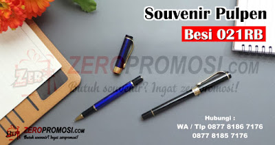 Jual Pulpen Besi Promosi 021 RB, Souvenir Pen besi 021RB, Pulpen besi metal kode 021RB