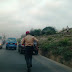 FRSC Official Chases Traffic Violator In “James Bond” Style In Ibadan