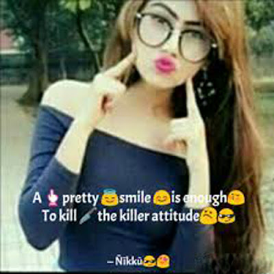 Attitude Girl DP For Whatsapp girlish status