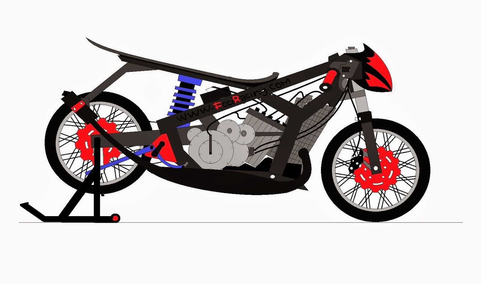 99 Gambar Motor Drag Cartoon Terkeren Ranting Modifikasi