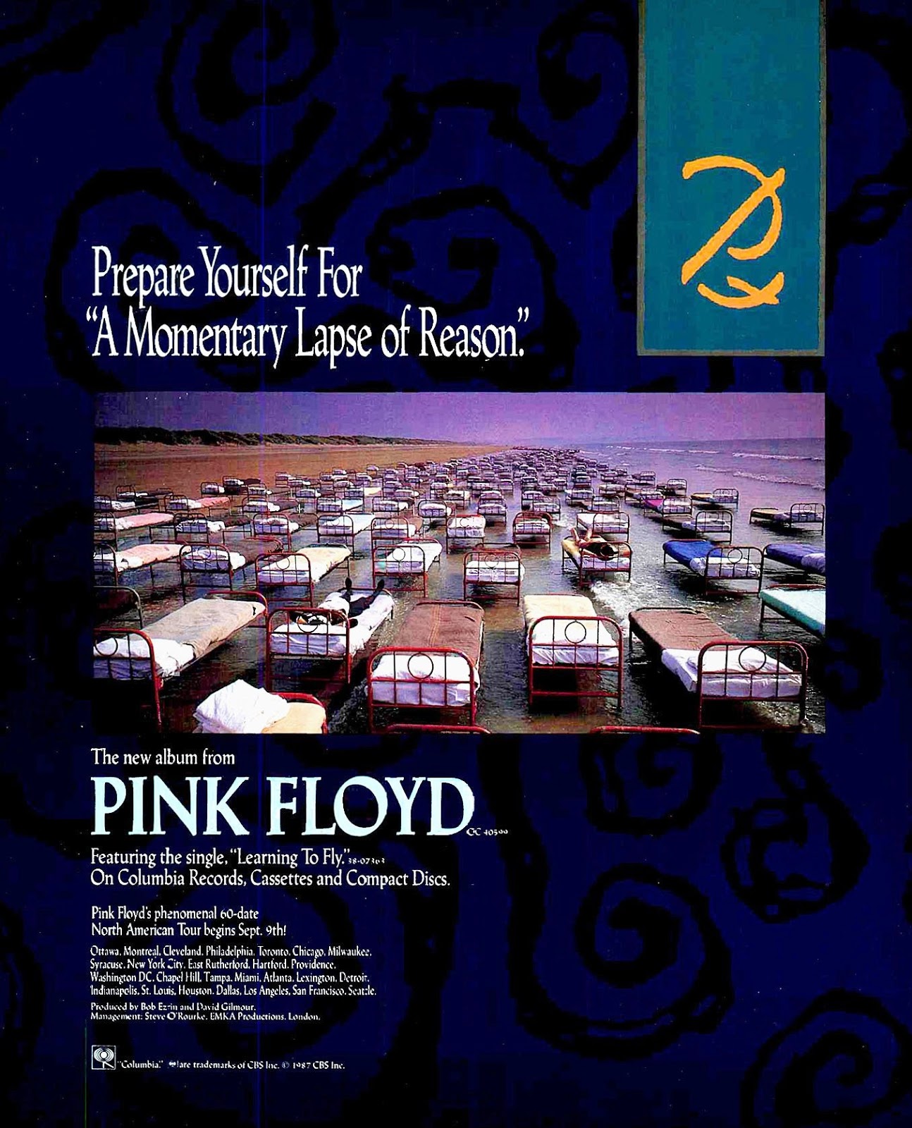 Pink Floyd Ilustrado 1987 A Momentary Lapse Of Reason