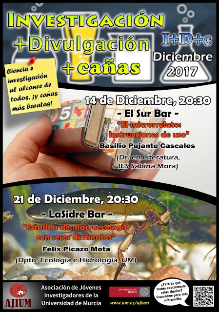 ¡Charlas I+D+c para diciembre!