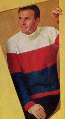 The Vintage Pattern Files: Free 1960's Knitting Pattern - Mens Yankee Doodle Dandy Jumper