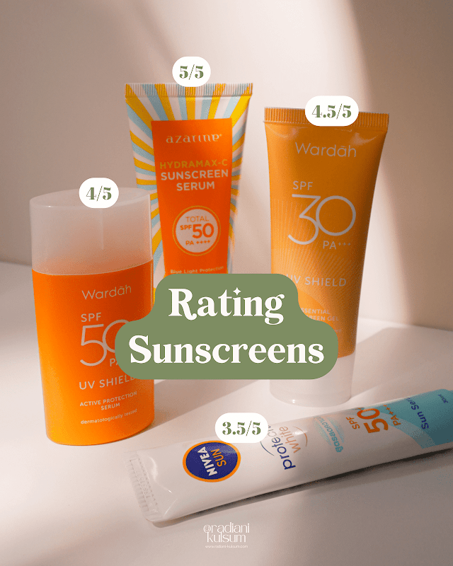 Rating Sunscreen di Kulitku yang Berminyak, Dehidrasi, dan Acne Prone