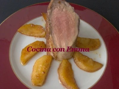 Solomillo al horno con frutos secos.