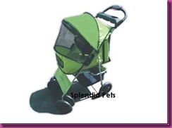 Pet stroller Green a_thumb[1]